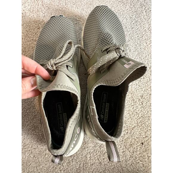 New Balance Women’s Fresh Foam Slip on Sneakers Olive Green Size 9.5 - Picture 5 of 6